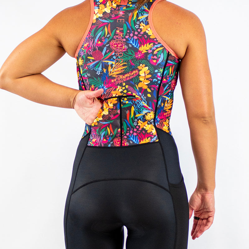 Panthers Women's Sleeveless Tri Suit