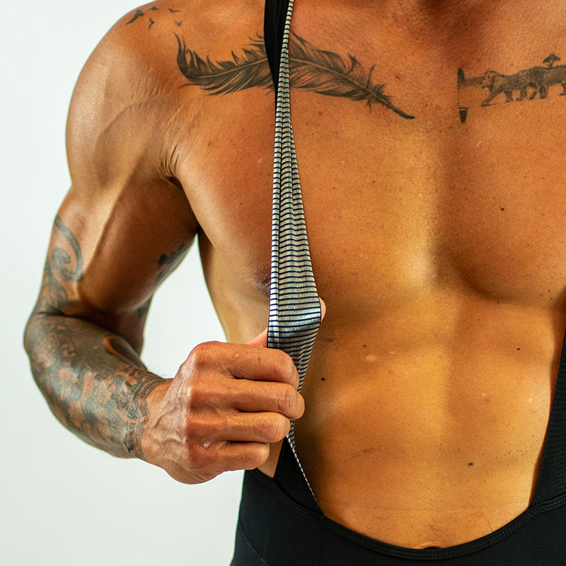 Black Men's Sprinters Bib
