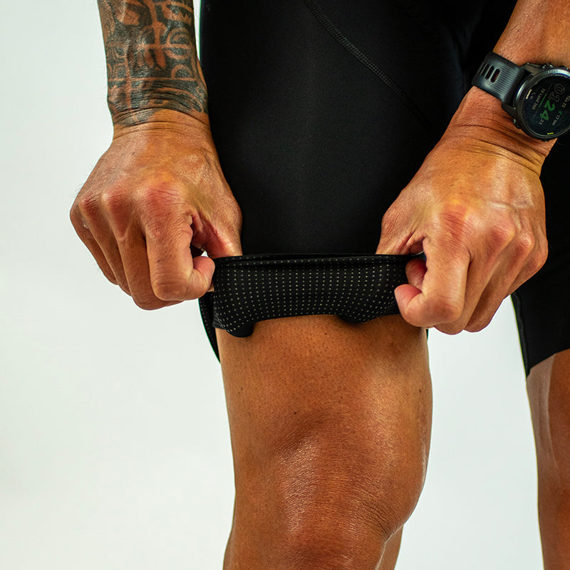 Black Men's Sprinters Bib