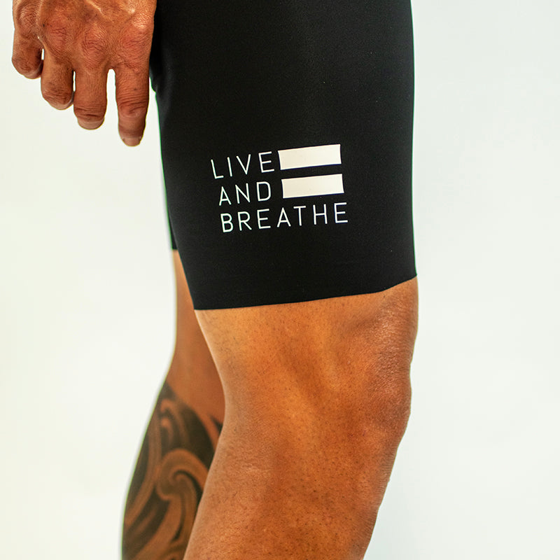 Black Men's Sprinters Bib