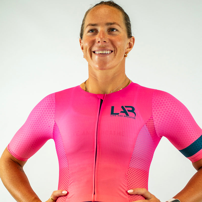 Pink Women's Velocity Aero Tri Suit