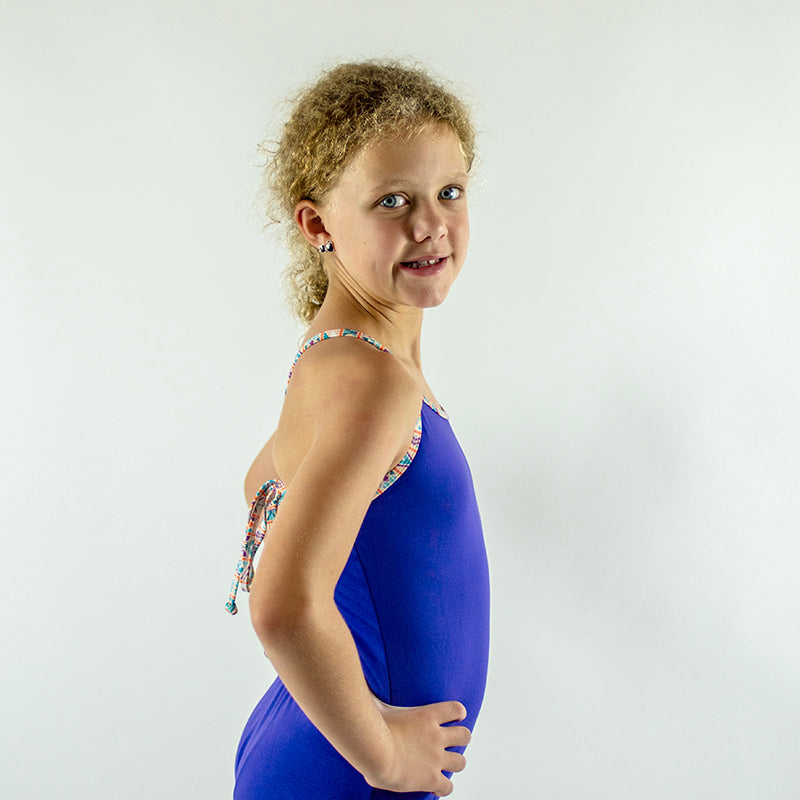 Girl's Violet Tie Back - Extra Coverage