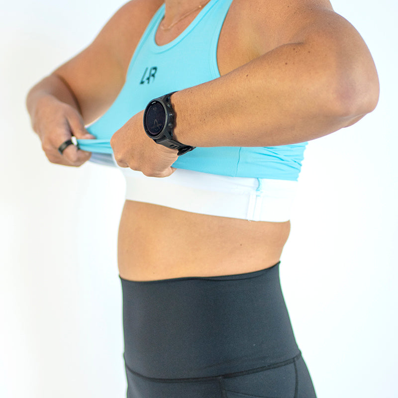 Blue Women's 2-in-1 Run Singlet