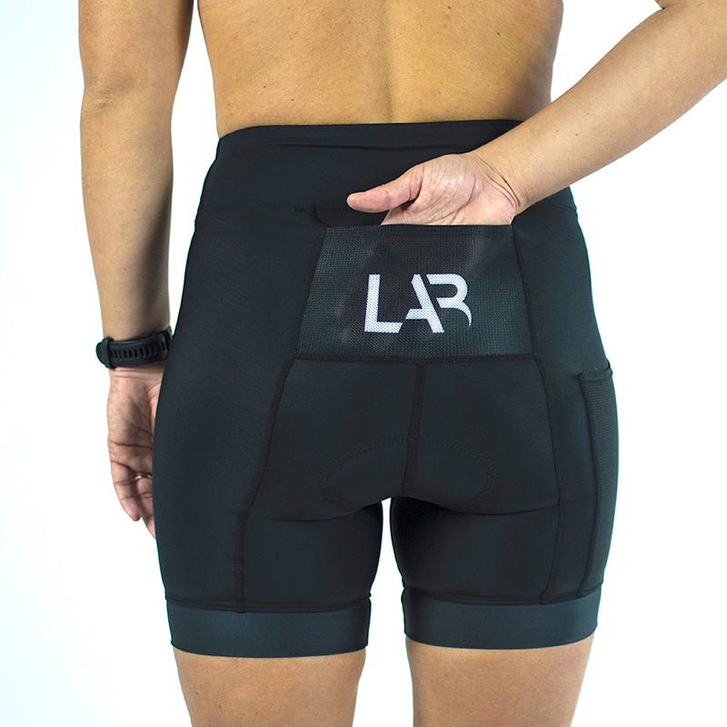 Black Women's Tri Shorts