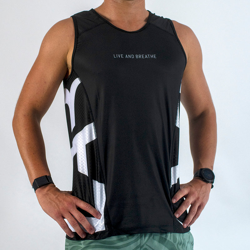 Black Men's Run Tank
