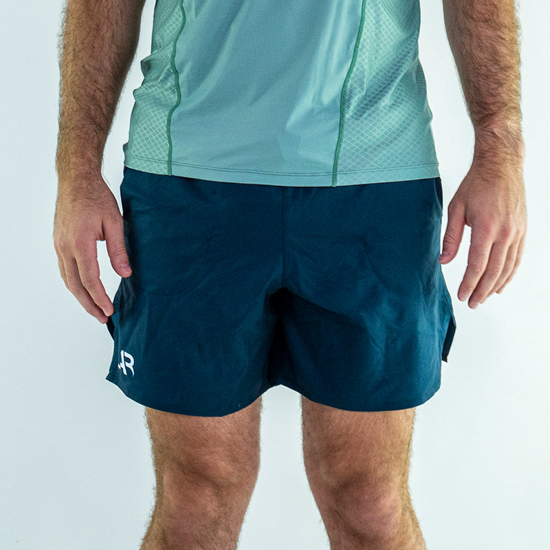 Teal 2-in-1 Men's Run Shorts