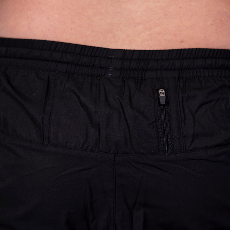 Black 2-in-1 Men's Run Shorts