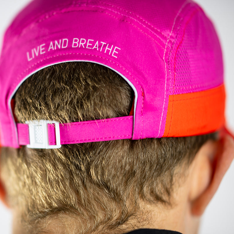 The 'Smiles & Miles' Pink Camper Hat