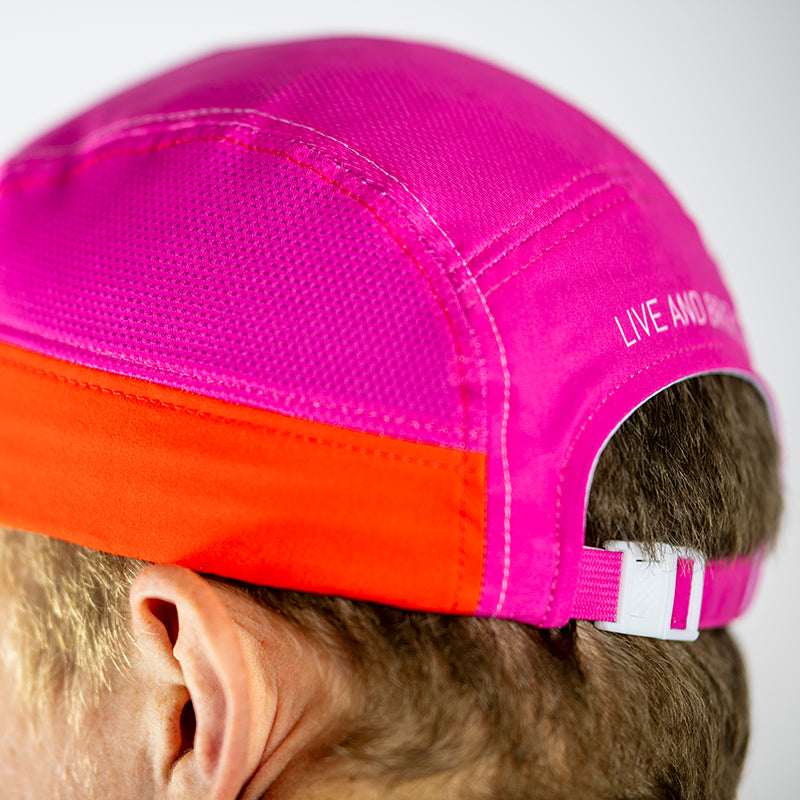The 'Smiles & Miles' Pink Camper Hat
