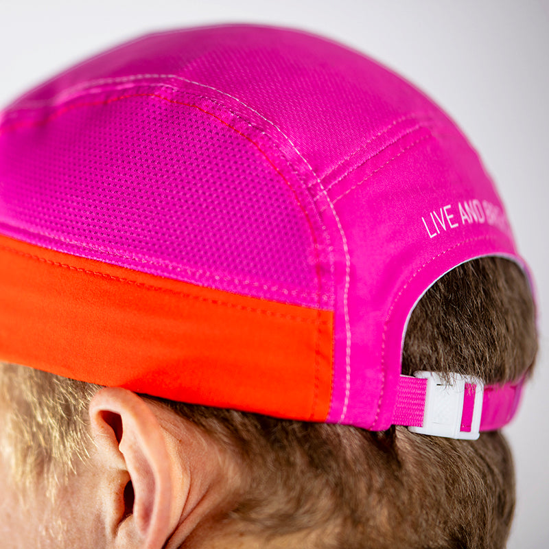 The 'Smiles & Miles' Pink Camper Hat