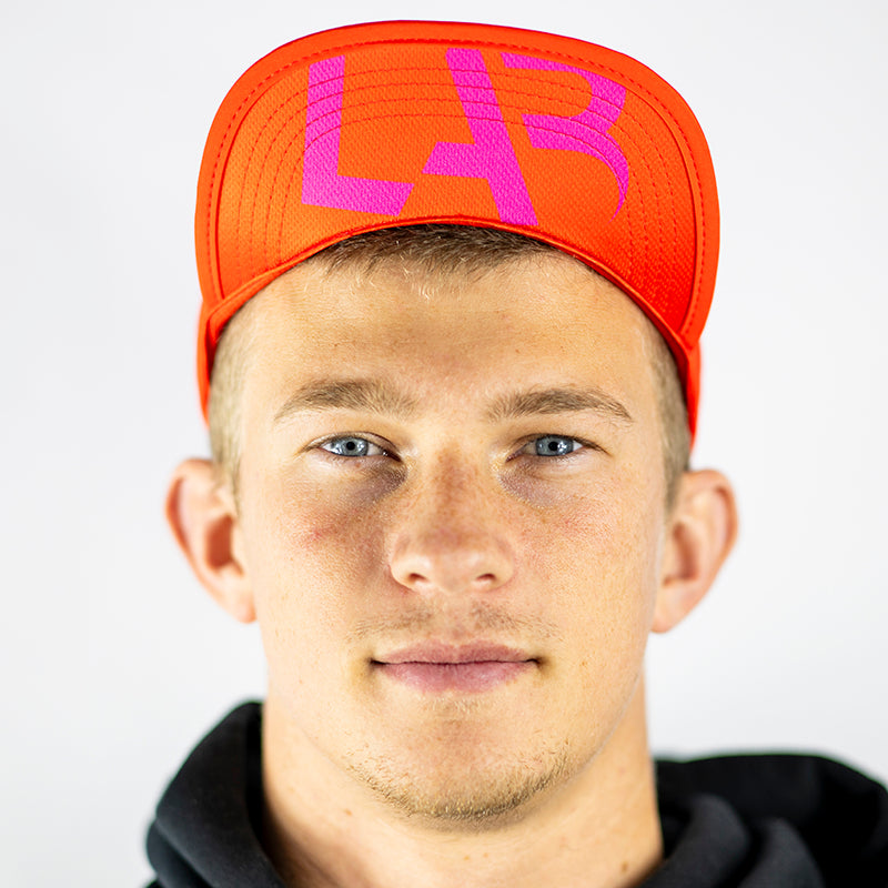 The 'Smiles & Miles' Pink Camper Hat