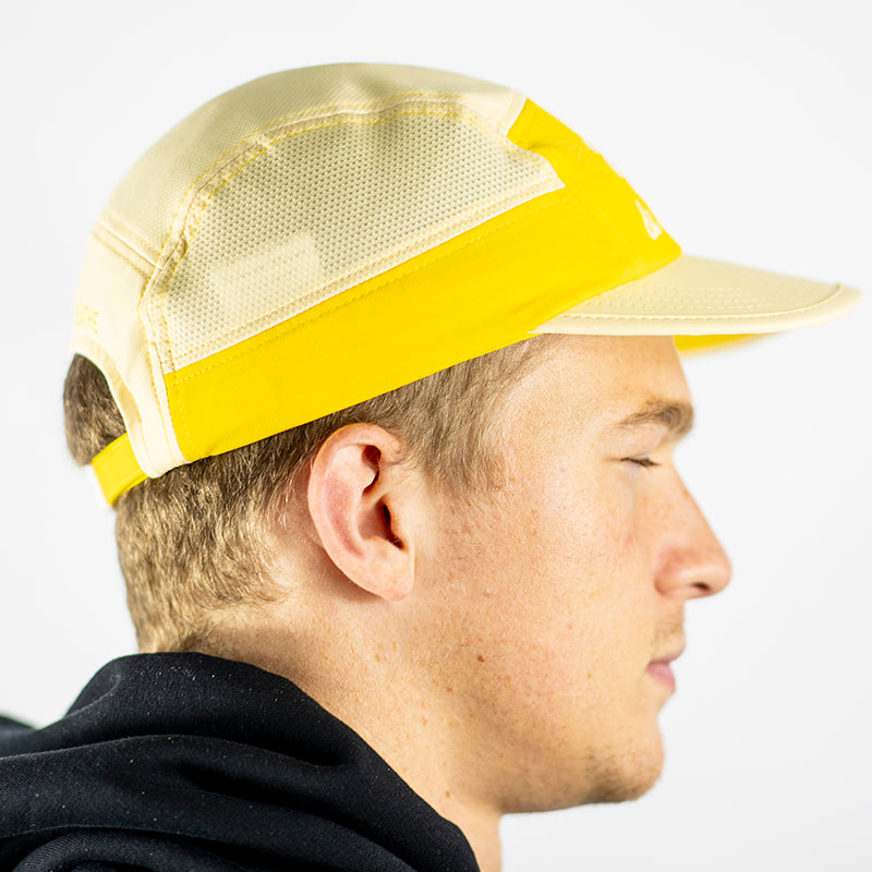 The 'Smiles & Miles' Yellow Camper Hat