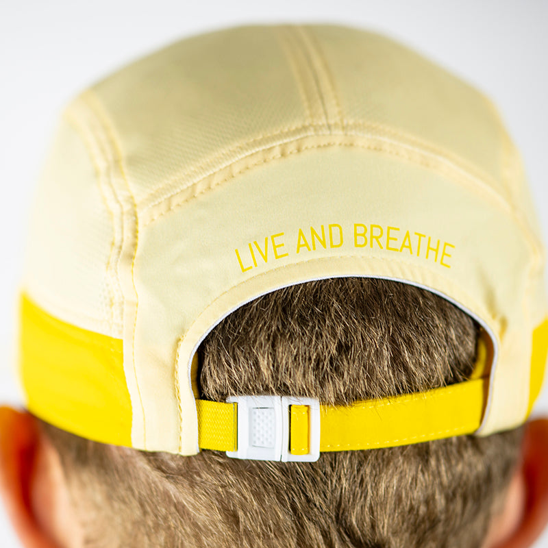 The 'Smiles & Miles' Yellow Camper Hat