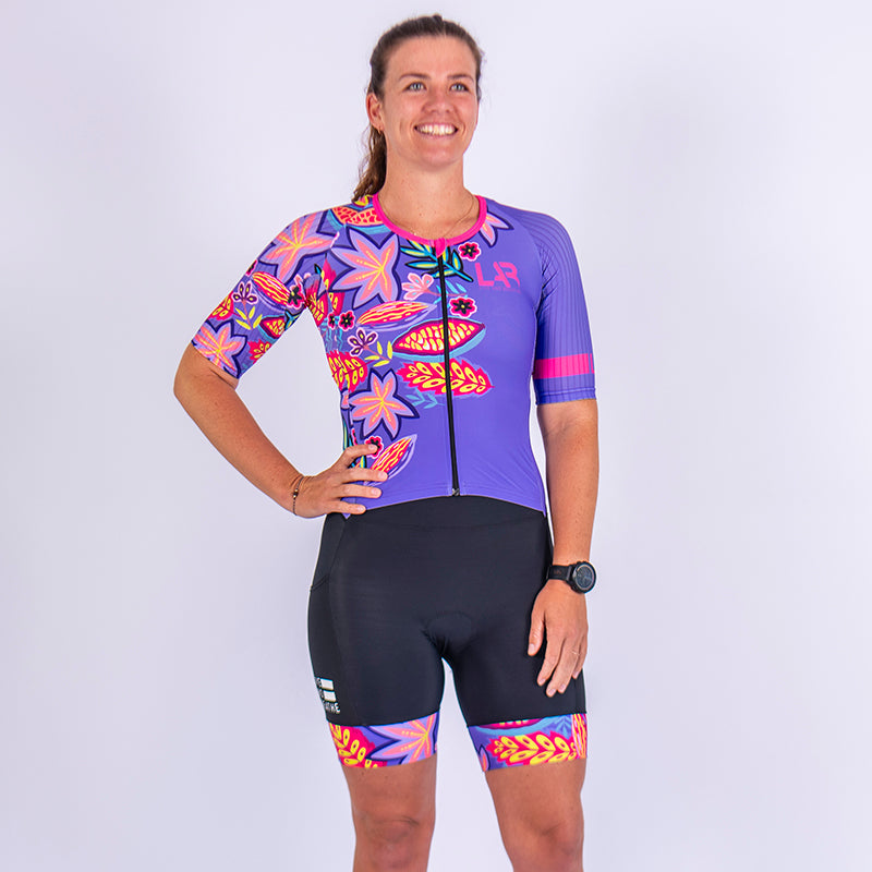 Purple Reign Women's Sleeve Tri Suit