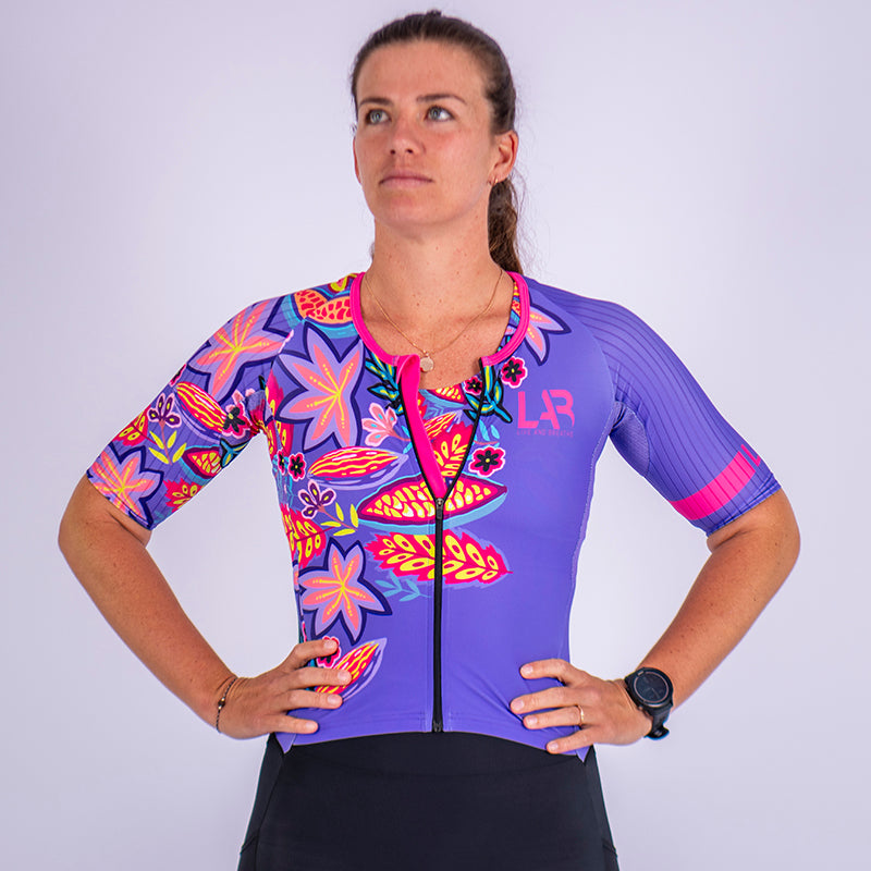 Purple Reign Women's Sleeve Tri Suit