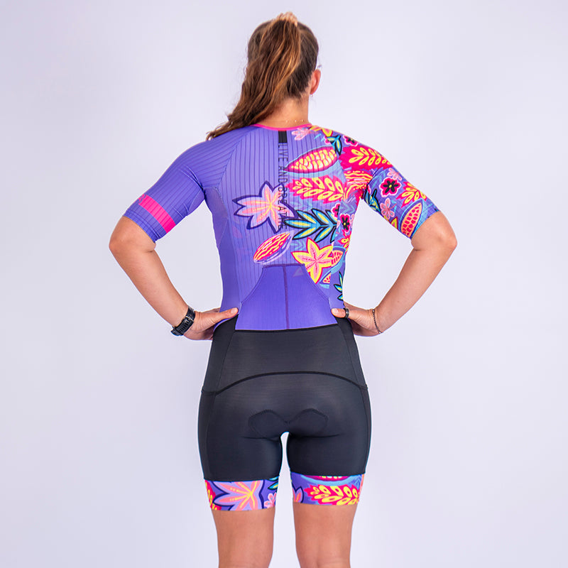 Purple Reign Women's Sleeve Tri Suit