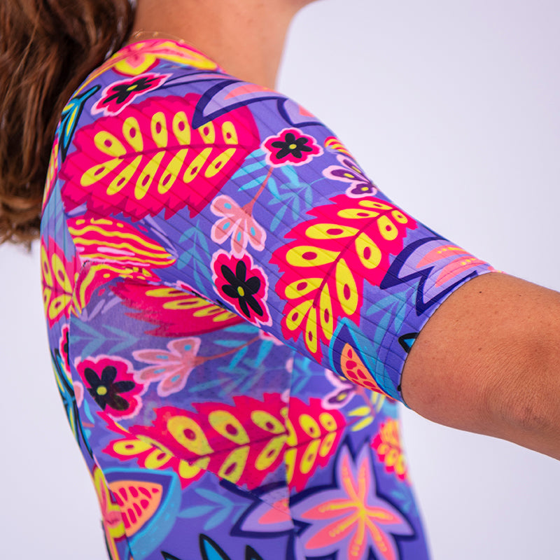 Purple Reign Women's Sleeve Tri Suit