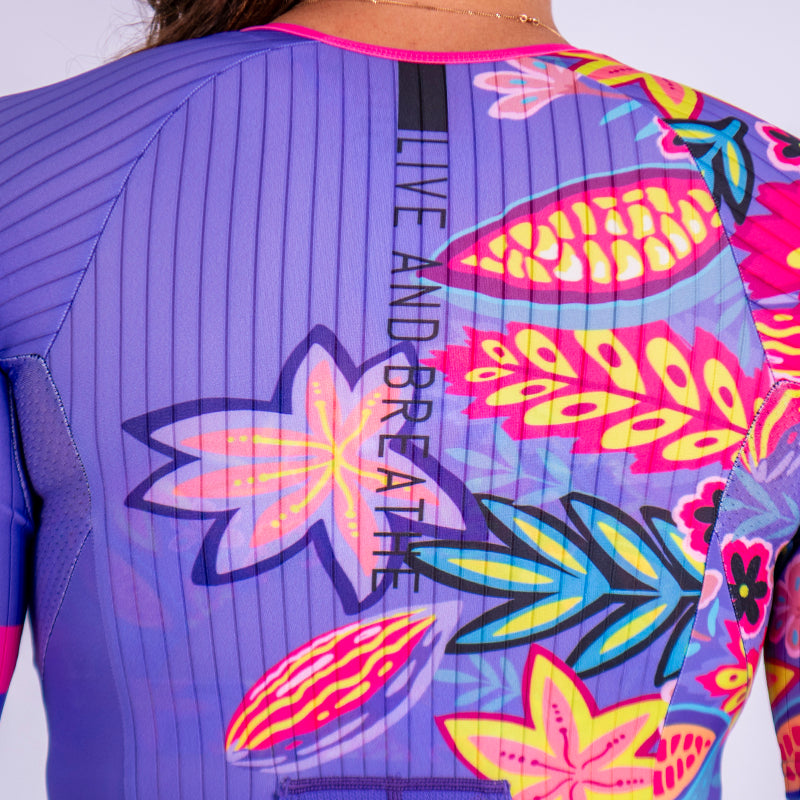 Purple Reign Women's Sleeve Tri Suit