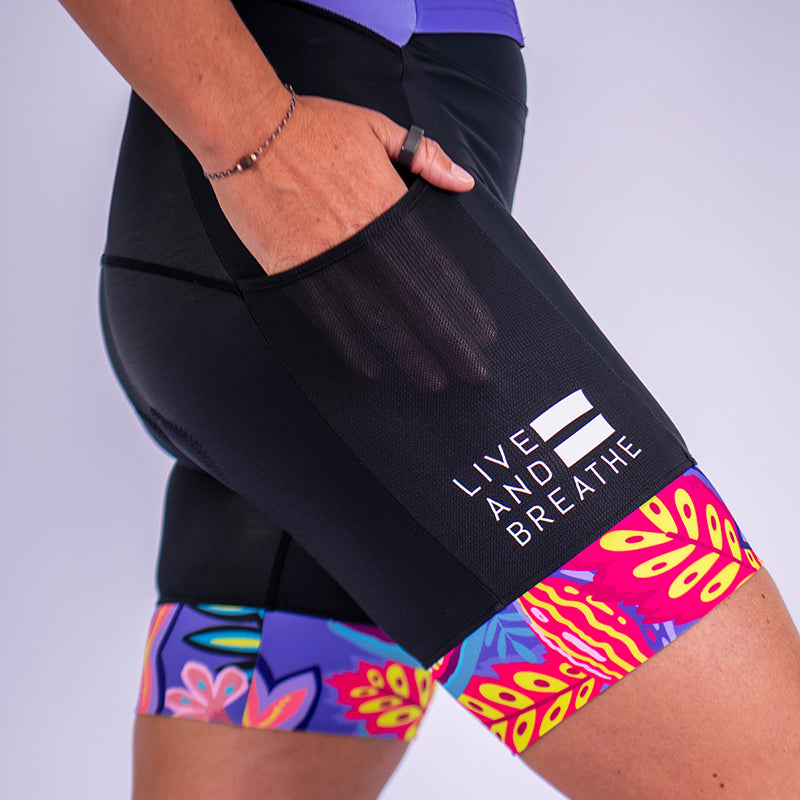 Purple Reign Women's Sleeve Tri Suit