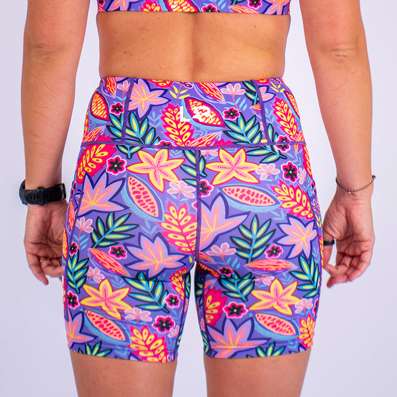 Purple Reign Seamless Mid-Thigh Shorts