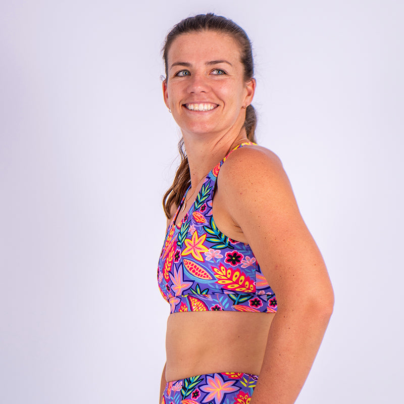 Purple Reign Open Back Pace Crop