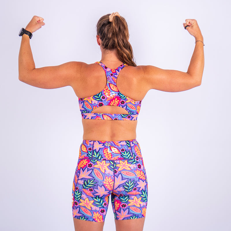 Purple Reign Seamless Mid-Thigh Shorts