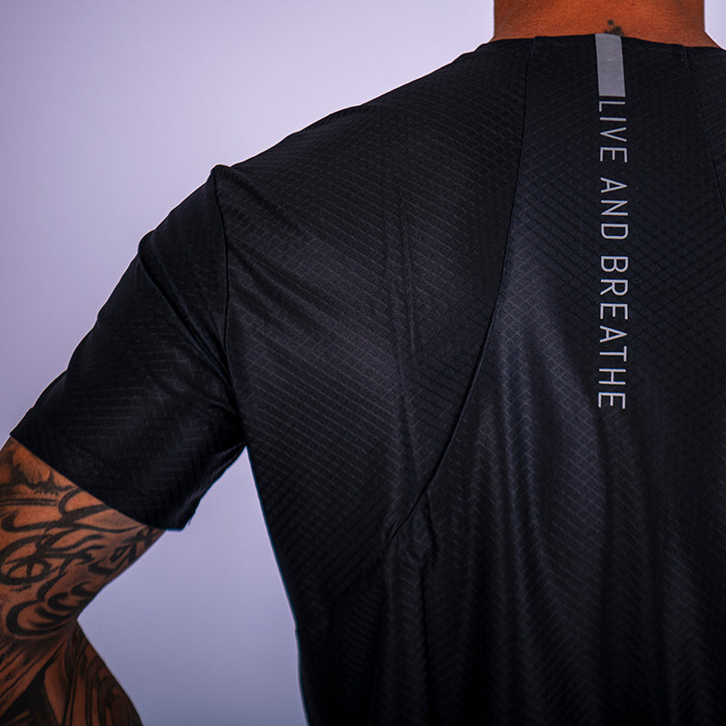 Black Men's Tech Tee
