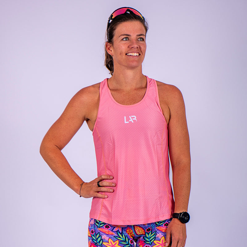 Dusty Rose Women's Run Singlet
