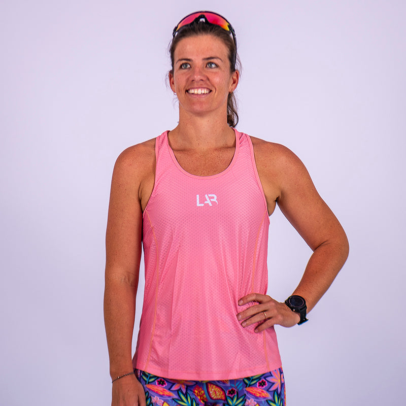 Dusty Rose Women's Run Singlet