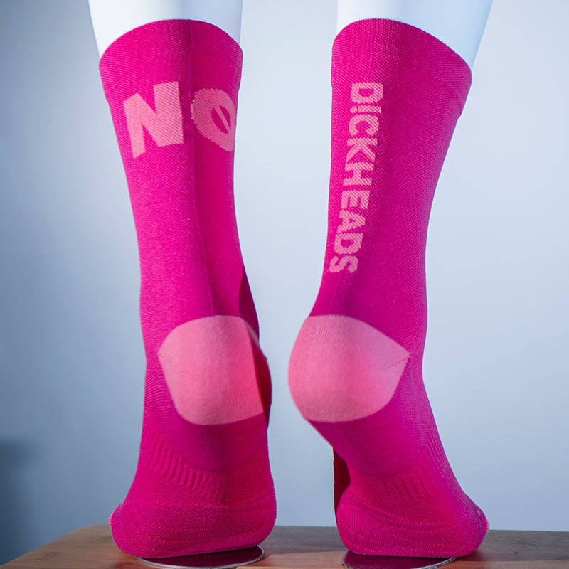 The 'No D!ckheads' Crew Socks