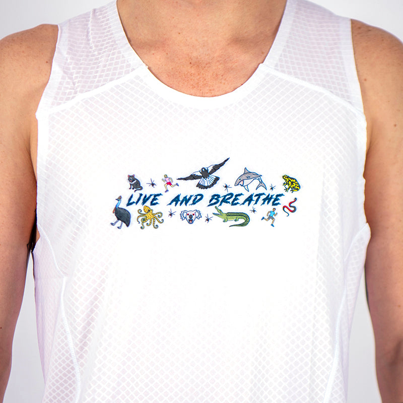 Dangerous Icons Men's Velocity Run Tank