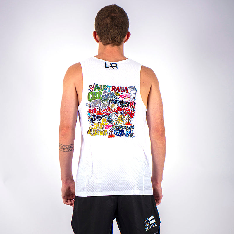 Dangerous Icons Men's Velocity Run Tank