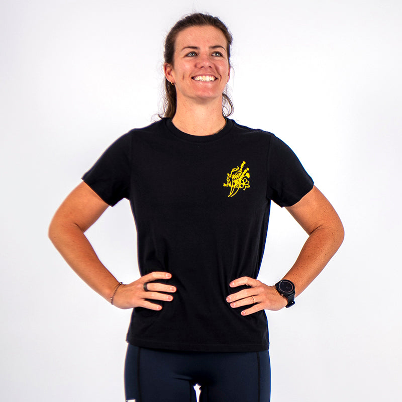 The 'Bloom' Tee - Women's Black