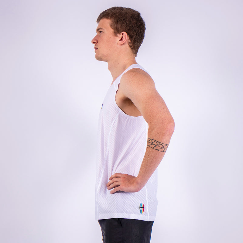 White Men's Velocity Run Tank