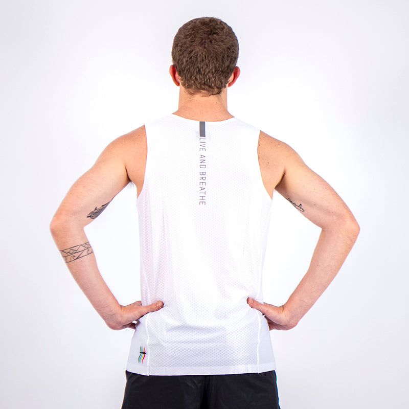 White Men's Velocity Run Tank