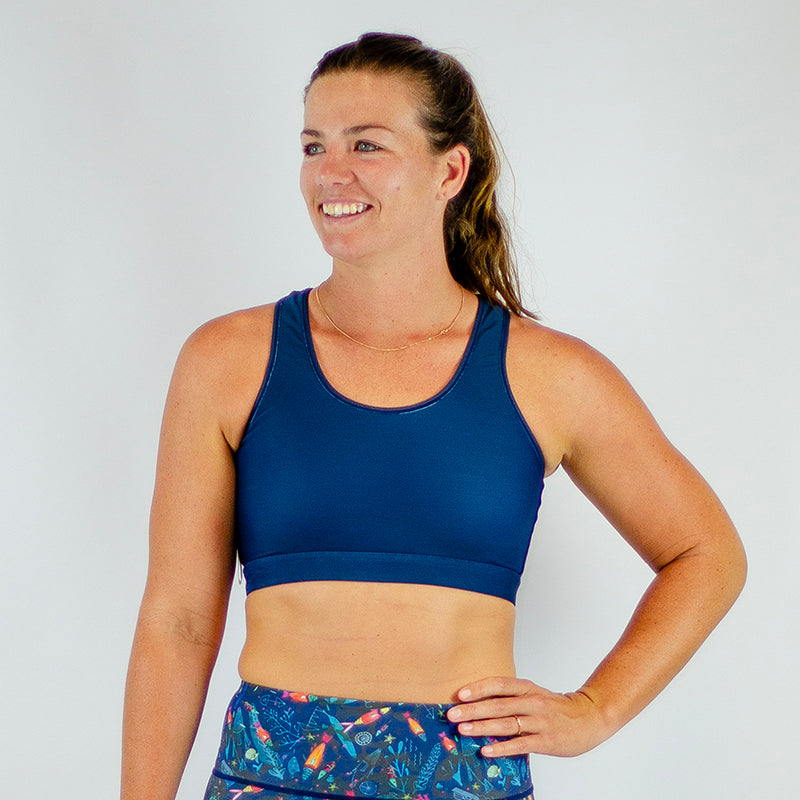 Pink/Teal Reversible Pace Crop