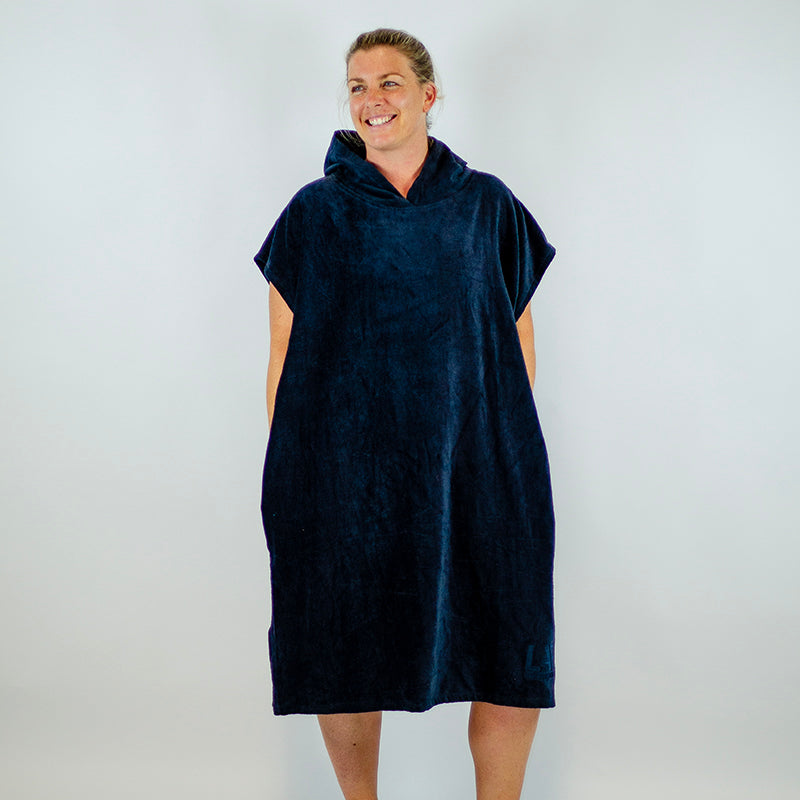 LAB Navy Hooded Towel
