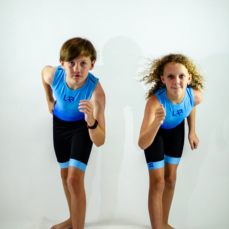 Blue Kid's Tri Suit