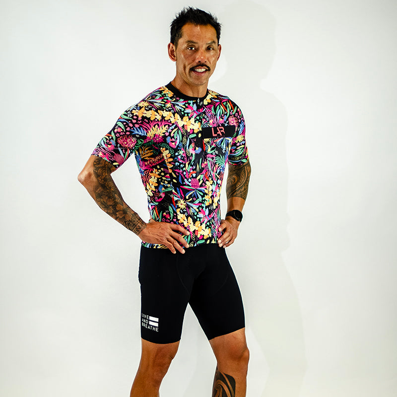 Black Men's Sprinters Bib