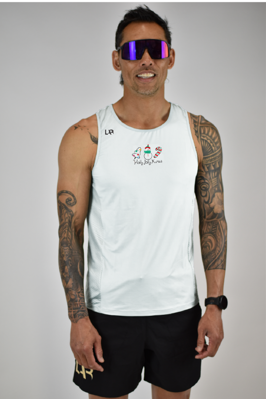 Holly Jolly Men's Run Tank