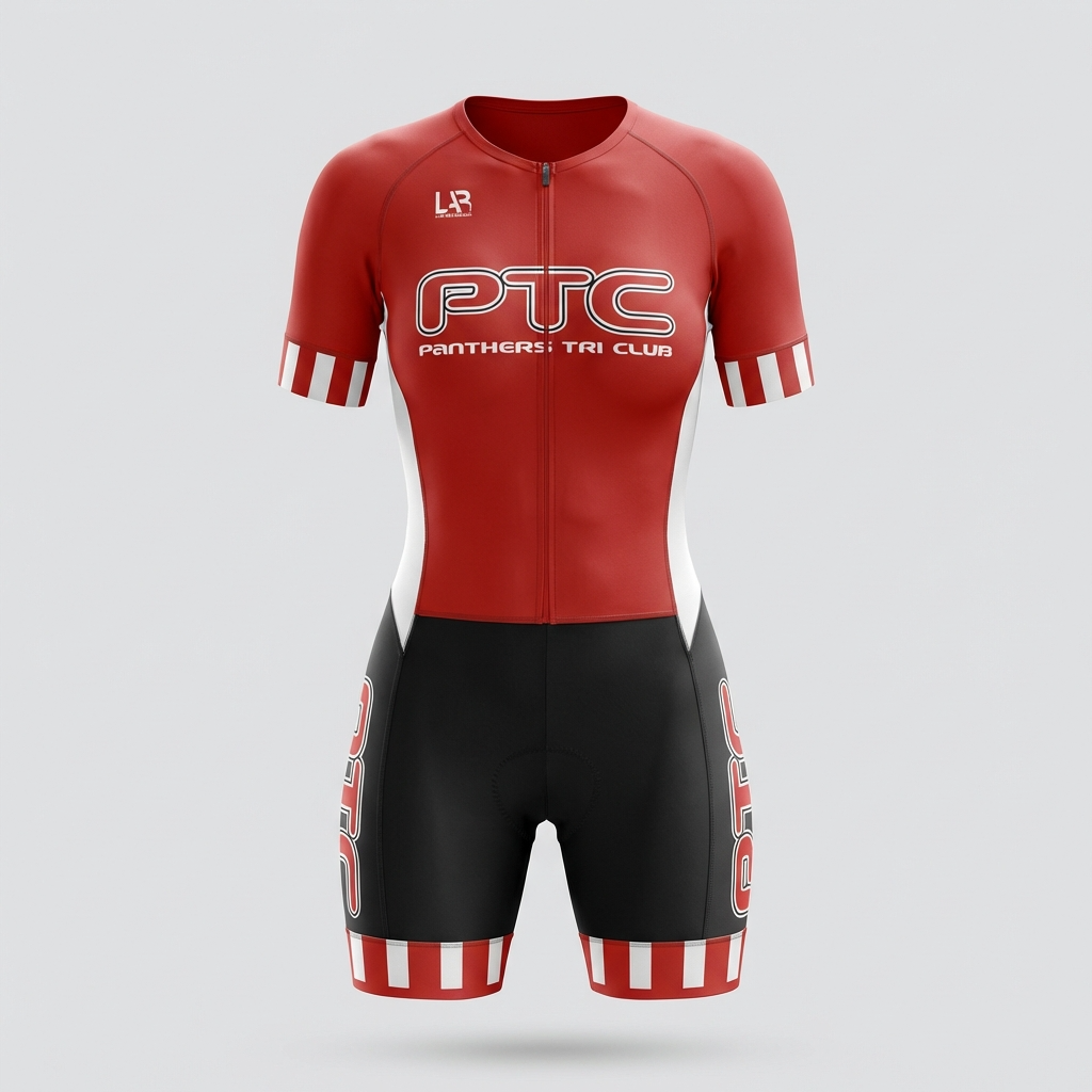 Panthers Women's Sleeve Tri Suit