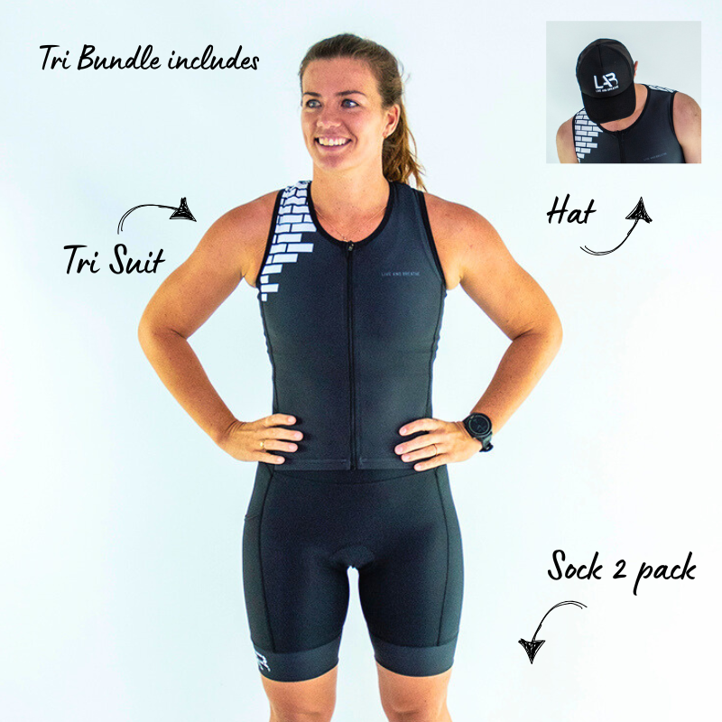 Foundations Womens Zip Tri Bundle