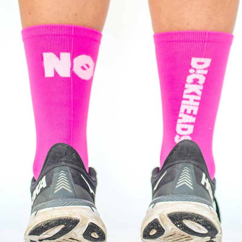 The 'No D!ckheads' Crew Socks