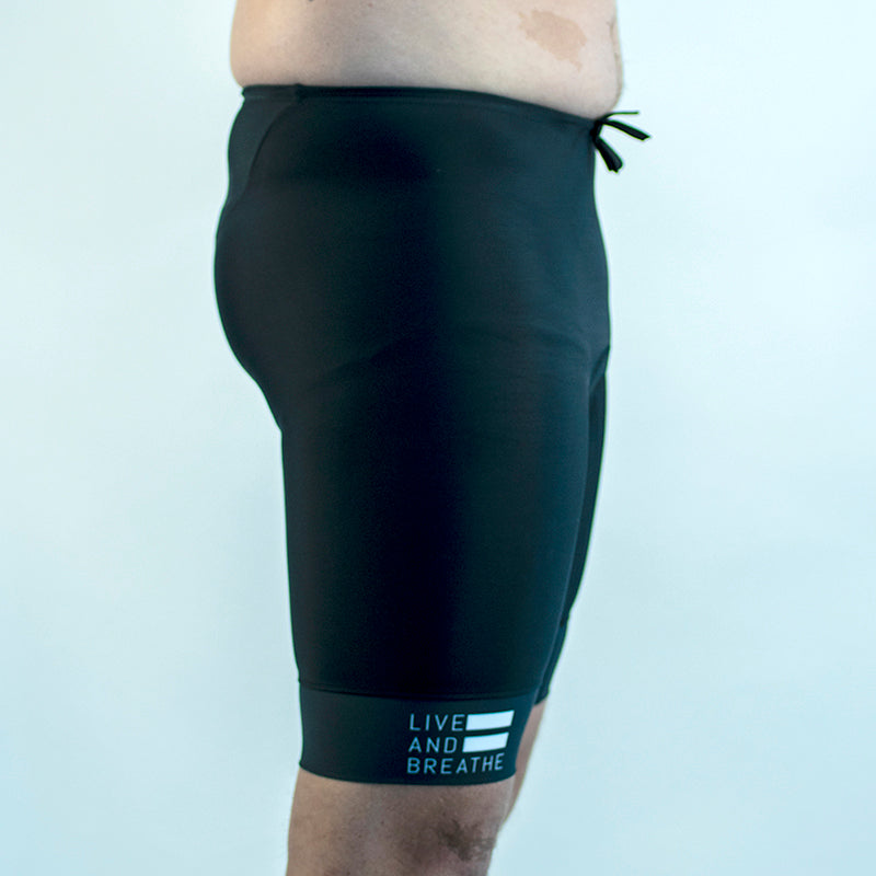 Black Men's Tri Shorts