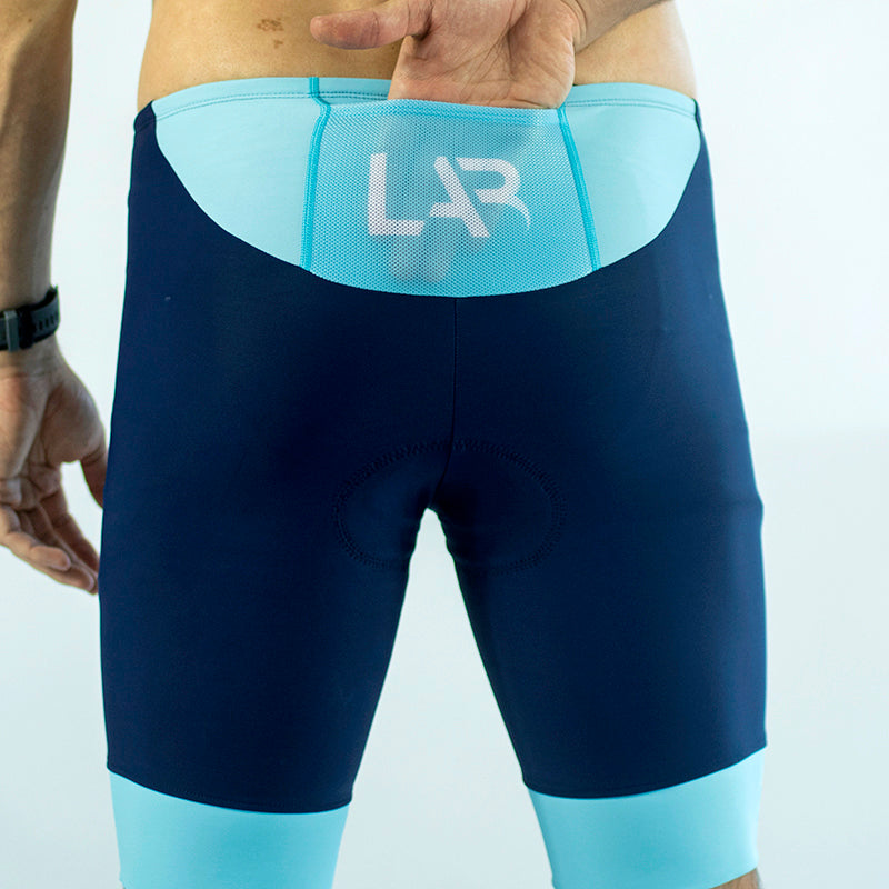 Blue Men's Tri Shorts