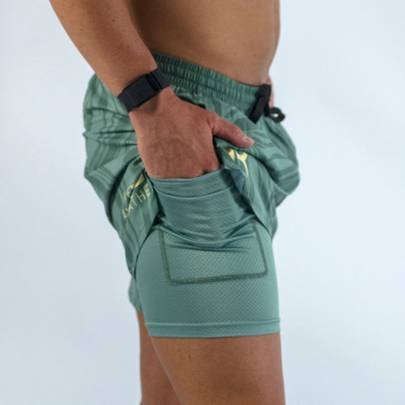 Gaia 2-in-1 Men's Run Shorts