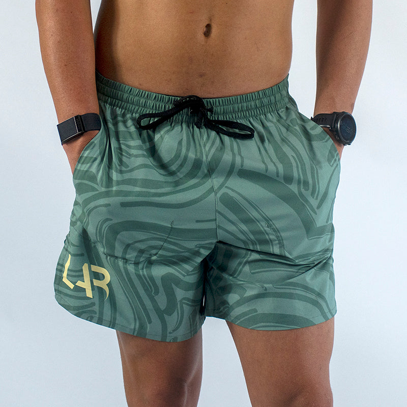 Gaia 2-in-1 Men's Run Shorts