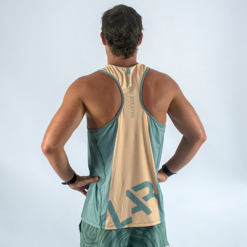 Olive Men's Run Singlet