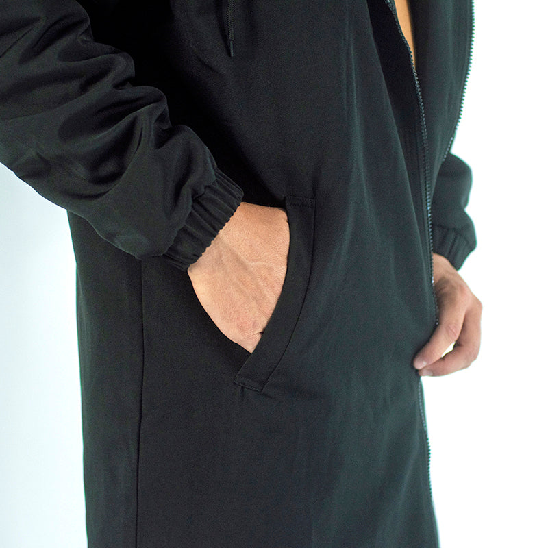 Long Line Jacket - Black