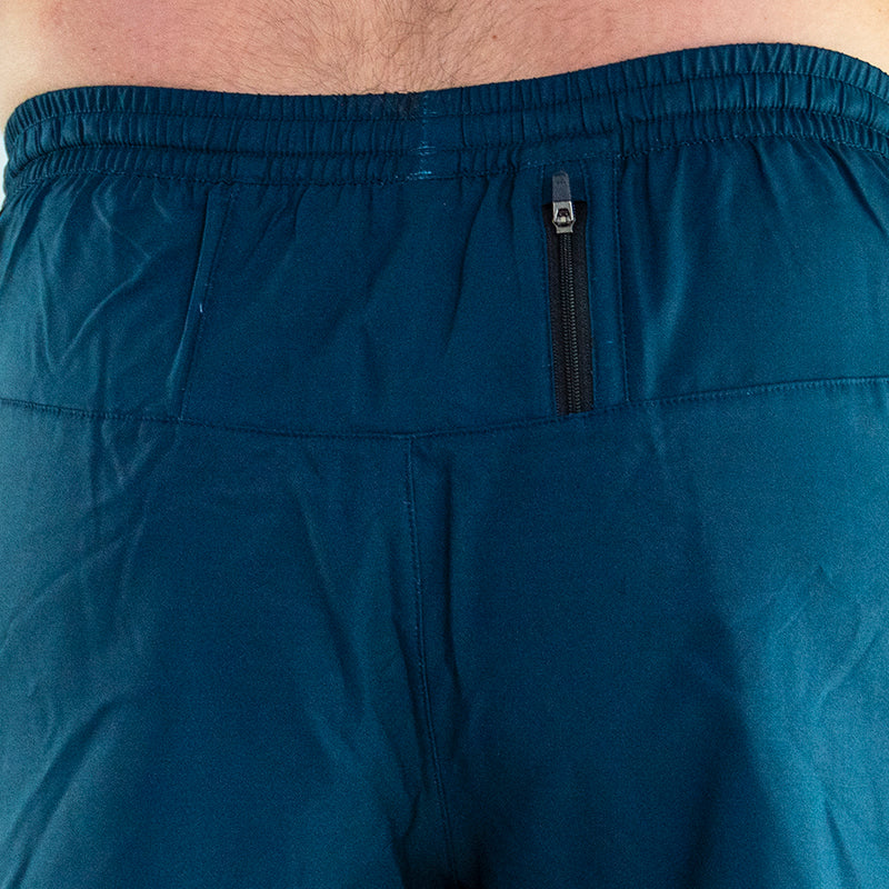 Teal 2-in-1 Men's Run Shorts